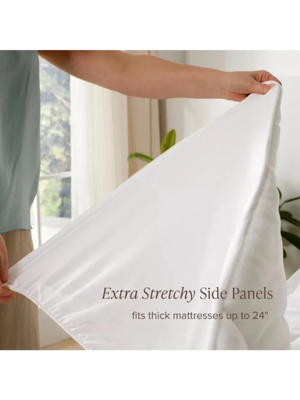 Bare Home Pillow Top Reversible Mattress Pad Twin XL White Microplush Microfiber